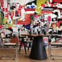 Street Collage Art Wallpaper Mural
