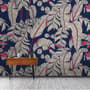 Dark Palm Leaf Wallpaper Mural