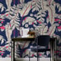 Dark Palm Leaf Wallpaper Mural