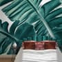 Tropical Palm Leaves Wallpaper Mural