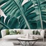 Tropical Palm Leaves Wallpaper Mural