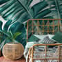 Tropical Palm Leaves Wallpaper Mural