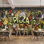 Pizza Food Wallpaper Mural 