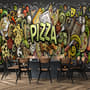 Pizza Food Wallpaper Mural 