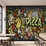 Pizza Food Wallpaper Mural 