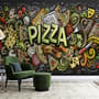 Pizza Food Wallpaper Mural 