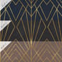 Luxury Geometric Lines  Art Deco Wallpaper Mural