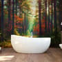 Red Forest Autumn Wallpaper Mural