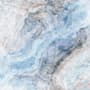 Papier peint panoramique bleu marbré