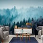 Misty Forest View Wallpaper Mural