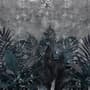 Dark Green Leafy Scenery Wallpaper Mural