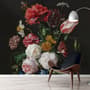Dutch Florals Still Life Flowers in Vase Wallpaper Mural