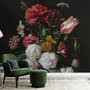 Dutch Florals Still Life Flowers in Vase Wallpaper Mural