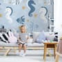 Zebrafish and Seahorse Wallpaper Mural