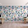 Geometric Style Colorful Triangle Wallpaper Mural