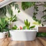 Realistic Tropical Jungle Plants Landscape Wallpaper Mural
