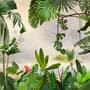 Realistic Tropical Jungle Plants Landscape Wallpaper Mural