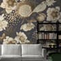 Peony Flowers with Bird Wallpaper Mural