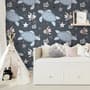 Sea Turtle and Zebrafish Wallpaper Mural