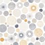 Fancy Abstract Circles Wallpaper Mural