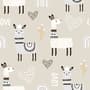 Fancy Lamb with Nursery Rainbow Wallpaper Mural
