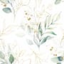 Eucalyptus Leaf Pattern Wallpaper Mural
