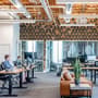 Geometric Triangle Shape Wood Texture Effect Wall Mural 