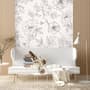 Poppy Drawing Floral Wallpaper Mural