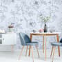 Poppy Drawing Floral Wallpaper Mural