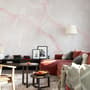 Abstract Pink Marble Stone Art Wallpaper Mural