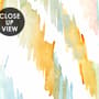 Watercolor Multicolor Chevron Ikat Design Art Wallpaper Mural