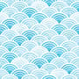 Seashell Pattern Wallpaper Mural for Nursery and Kids Room