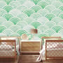 Seashell Pattern Wallpaper Mural for Nursery and Kids Room