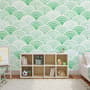 Seashell Pattern Wallpaper Mural for Nursery and Kids Room