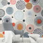 Abstract Colorful Circle Wallpaper Mural