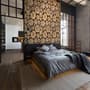 Stacked Wooden Stumps Wallpaper Mural