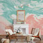 Colorful Soft Brush Painting Wallpaper Mural