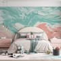 Colorful Soft Brush Painting Wallpaper Mural