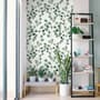 Watercolor Eucalyptus Leaf Pattern Wallpaper Mural