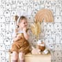Hand Drawing Kids Cute Bear Art Wallpaper Mural