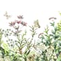 Wild Floral and Green Fresh Leaves Wallpaper Mural