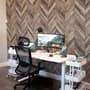 Natural Wood Texture Effect Chevron Wallpaper Mural