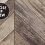 Natural Wood Texture Effect Chevron Wallpaper Mural