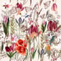 Spring Flowers Pattern Wallpaper Mural