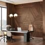 Geometric Wood Texture Effect Wallpaper Mural
