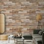 Reclaimed Wood Panel Look Wallpaper Mural