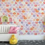 Colorful Mermaid Pattern Wallpaper Mural