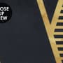 Art Deco Triangle Line on Dark Background Wallpaper Mural