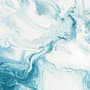 Marble Style Blue Brush Paint Art Wallpaper Mural