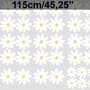 Small Cute Daisy Flowers for Kids Room Wall Decal Sticker